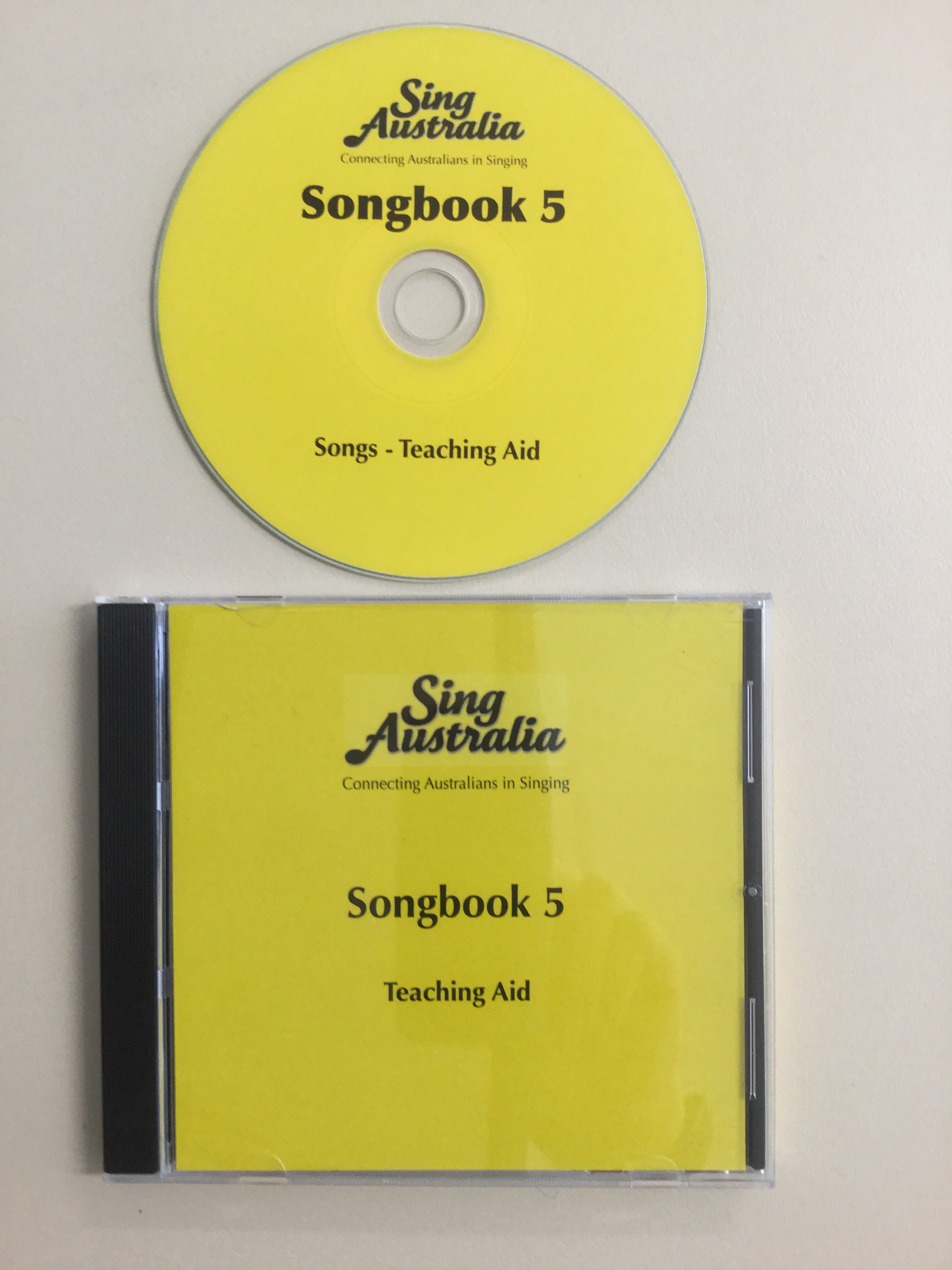 CDSongbook FiveTeaching Aid Sing Australia